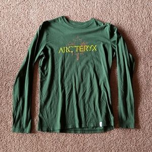 Arc'teryx Graphic Long Sleeve Tee, Medium, Green